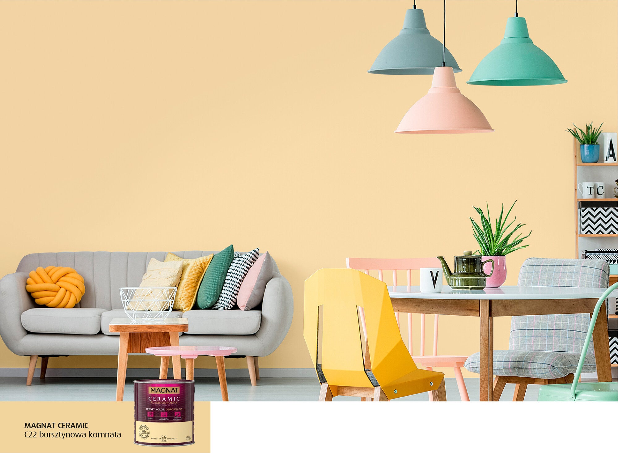 Farba Magnat Ceramic bursztynowa komnata 2,5l 1