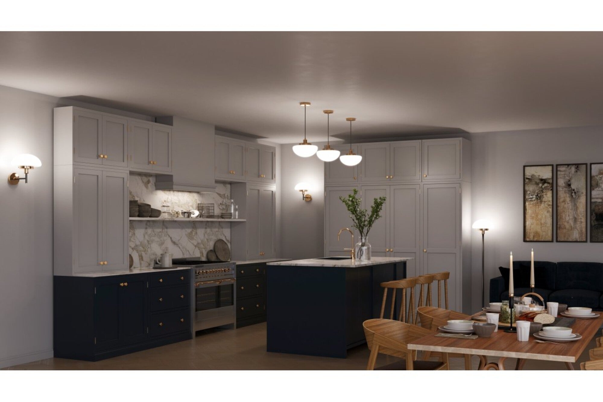 Gałka meblowa GTV LORENA mosiądz 1