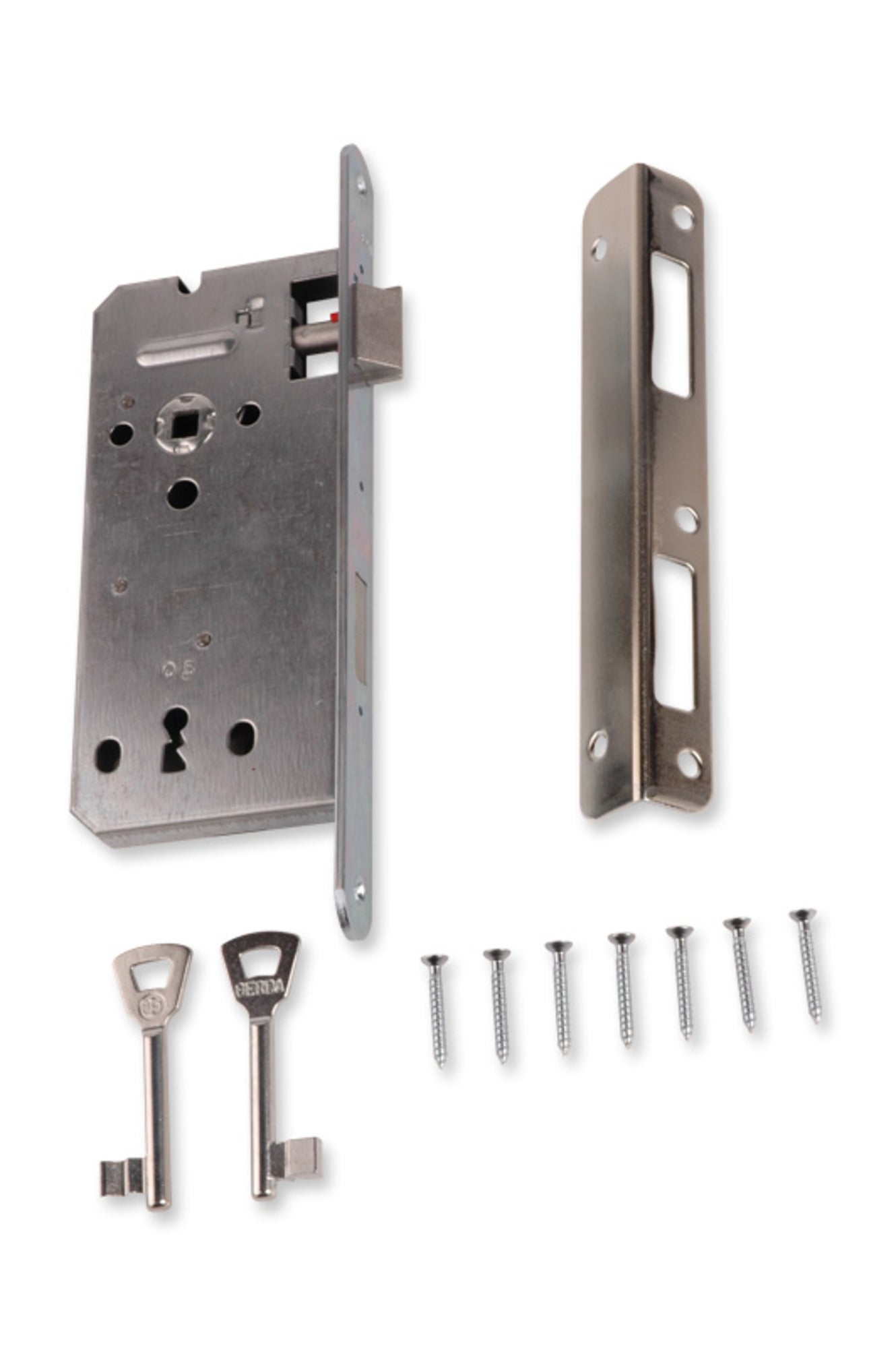 Zamek wpuszczany Jania na klucz 60/50 mm