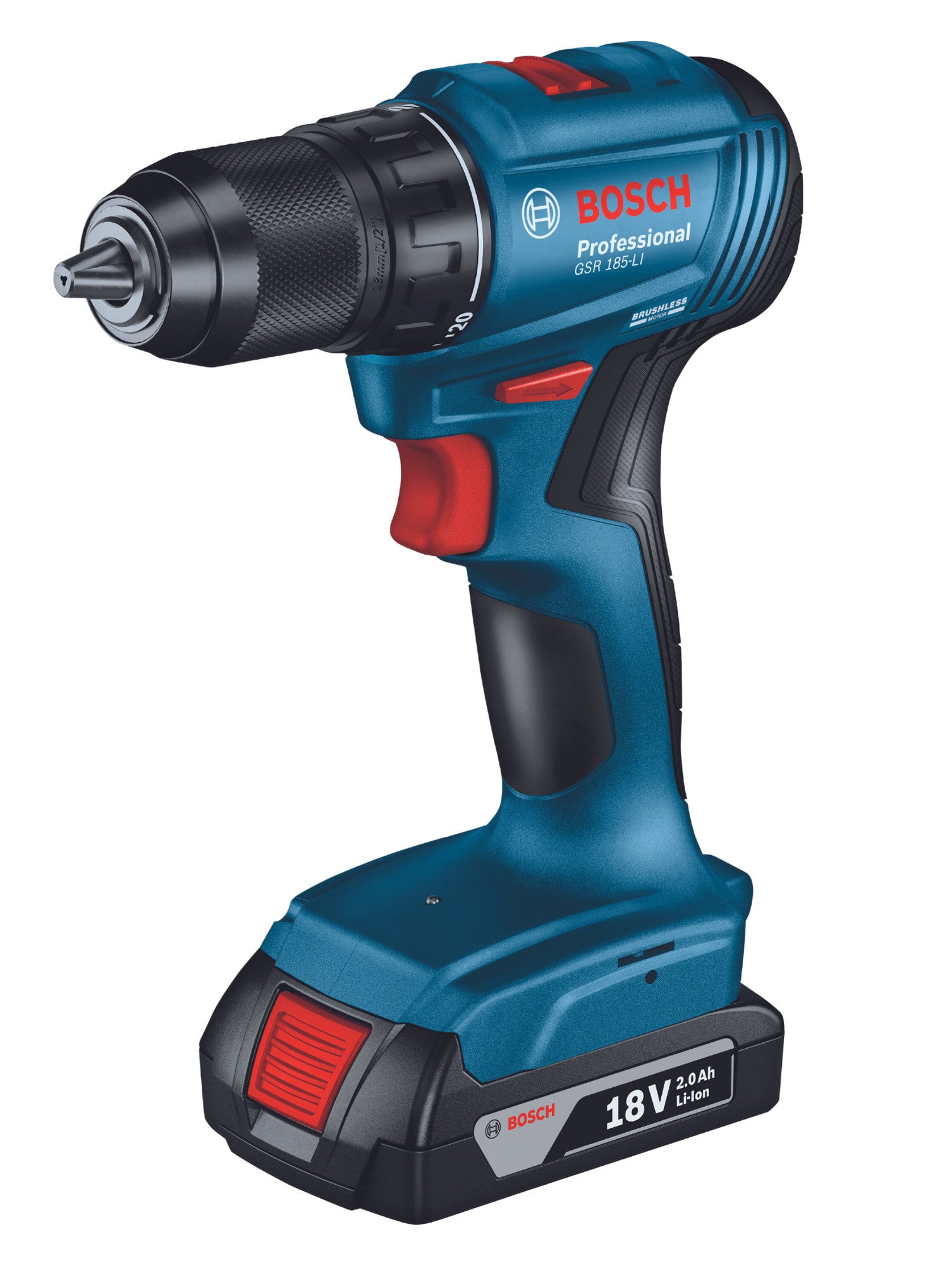 Wiertarko-wkrętarka 18V GSR 185-LI / 1 x 2,0 Ah 0