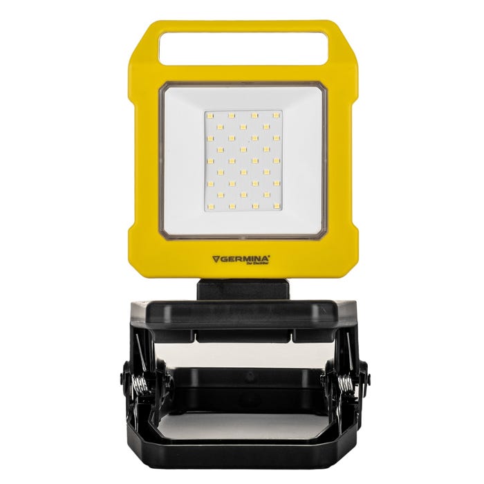 Lampa akumulatorowa z klipsem, zasilanie bateryjne (akumulator wbudowany), 10W, 700Lm, IP54, bateria 2200mAh