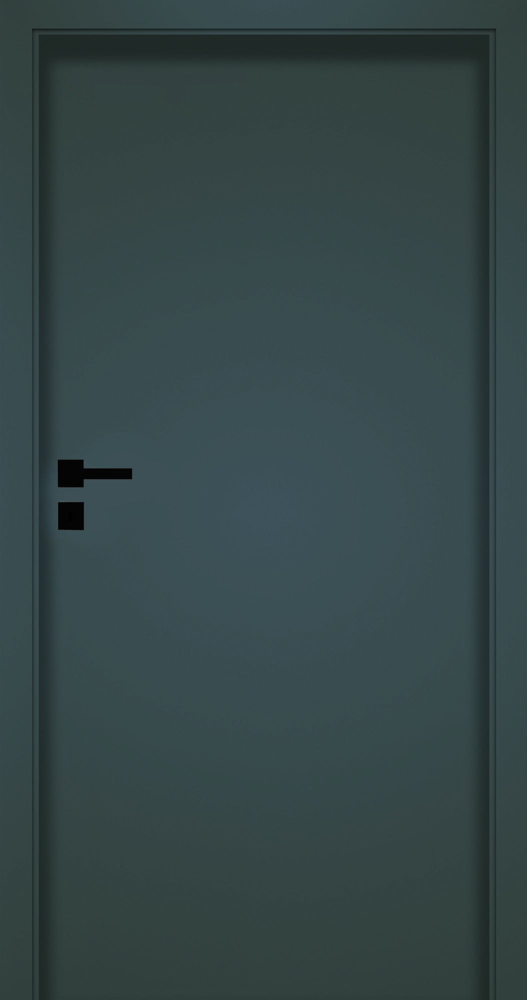 Skrzydło pełne Haptic 90 lewe czarny