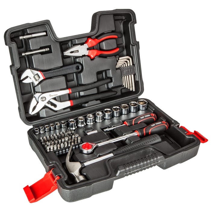 Zestaw narzędziowy 1/2" i 1/4" 81 szt. 38D510 TOP TOOLS