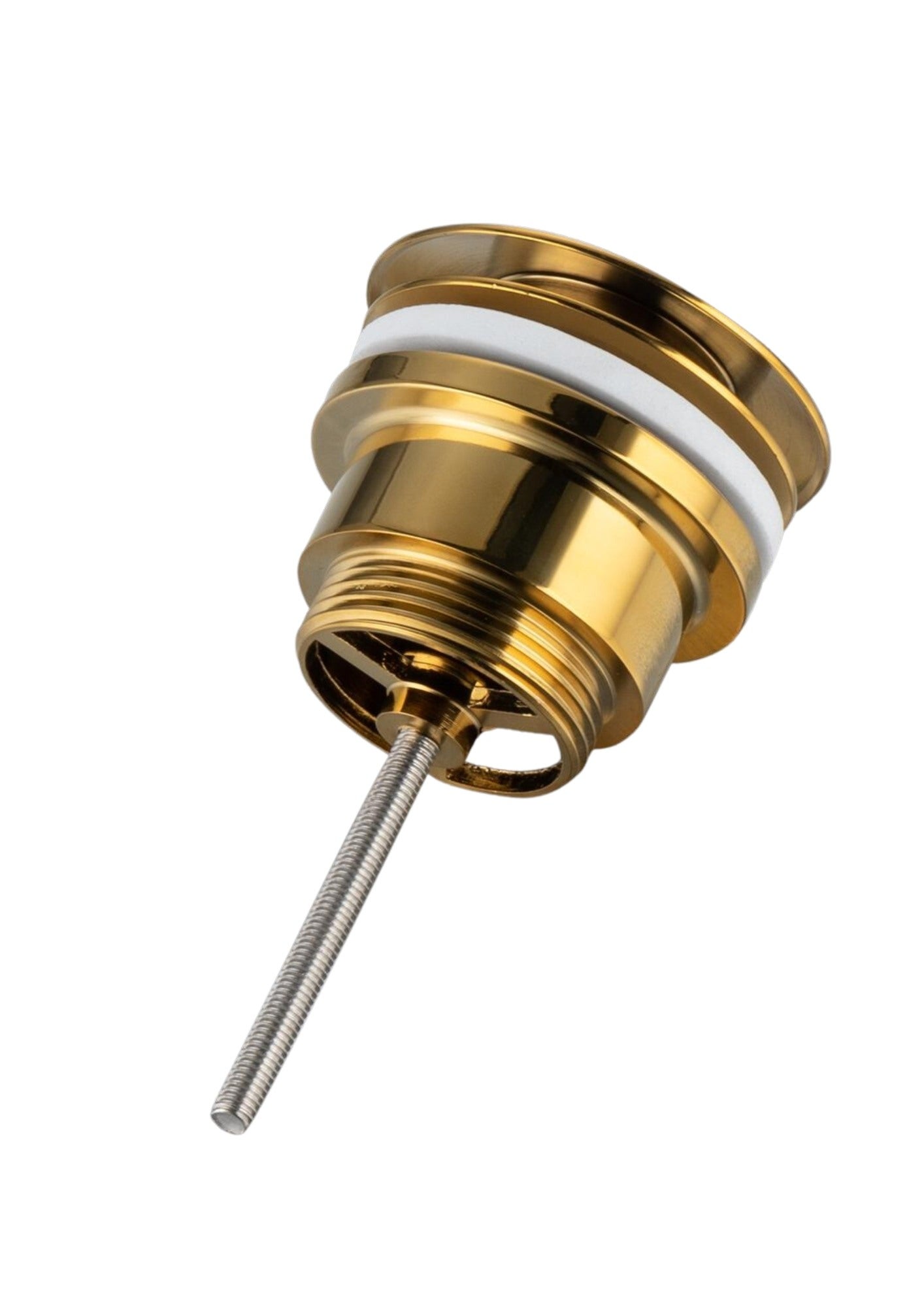 Korek umywalkowy mosiężny klik-klak, złoty 1