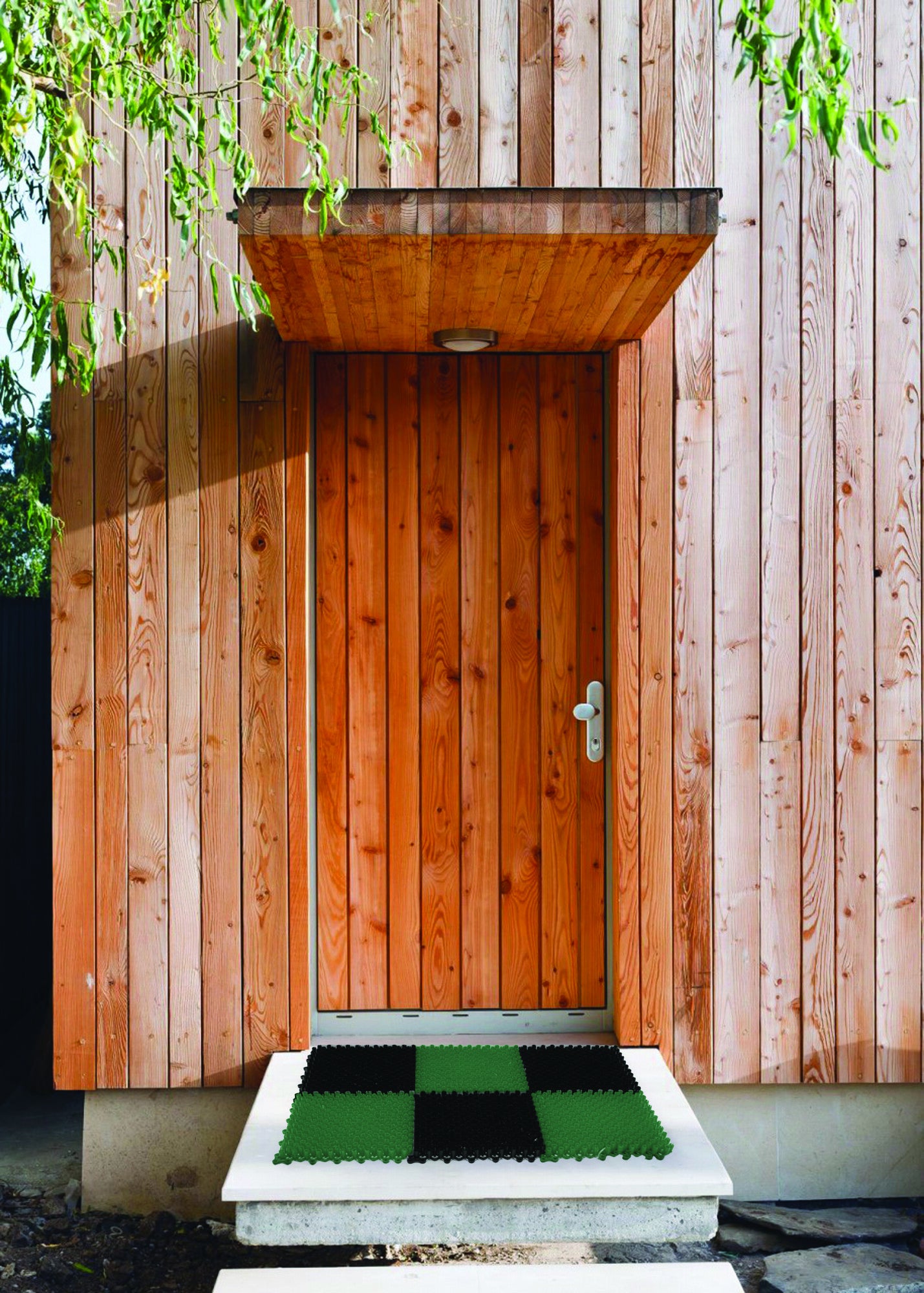 Wycieraczka igiełkowa trawa składana 36x54cm 1