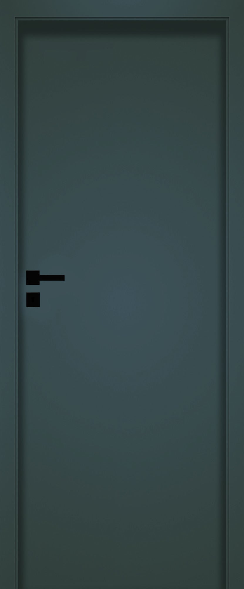 Skrzydło pełne Haptic 70 lewe czarny