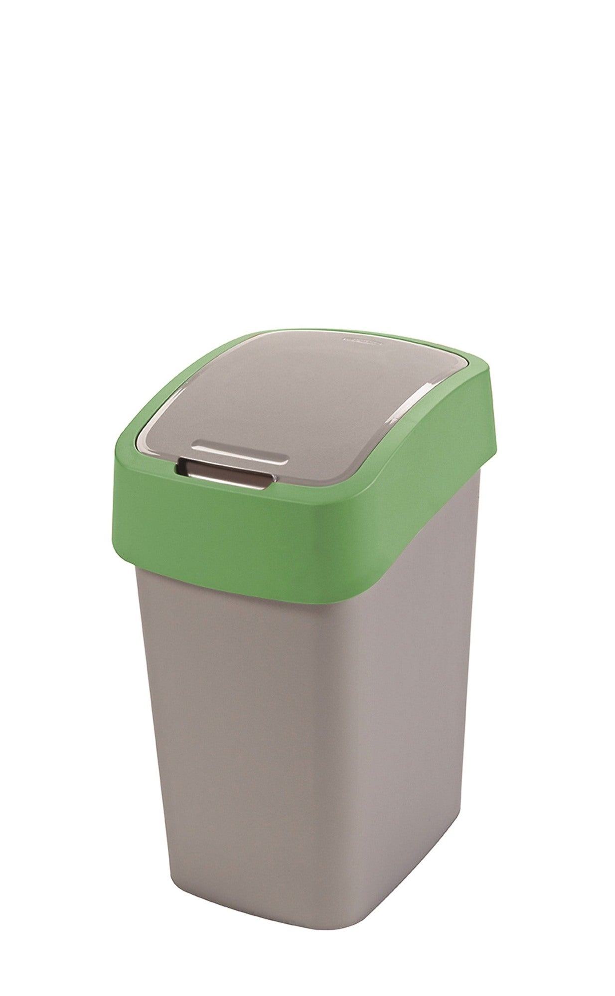 Kosz na śmieci FlIP BIN 25 l srebrny/zielony