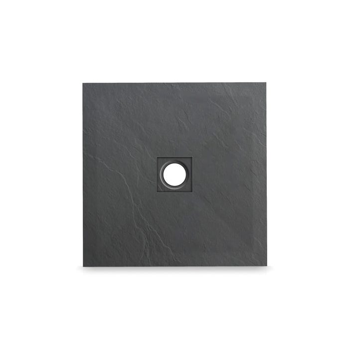 Brodzik kompozytowy Balneo Stone Tray ciemnoszary 90x90x2.5 cm STFDG909025