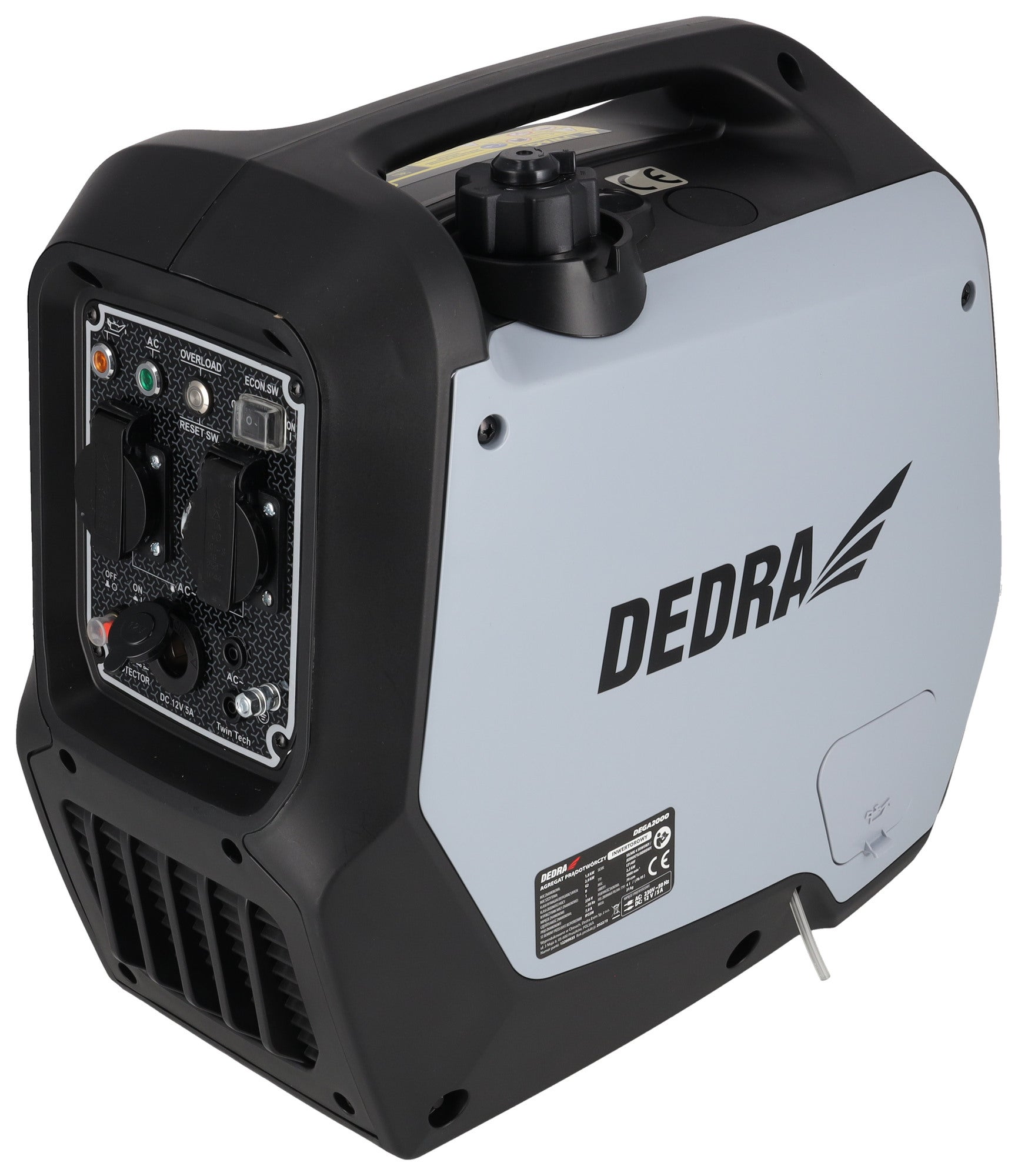 Agregat prądotwórczy inwertorowy 1,8/2,0kW DEDRA DEGA2000 1