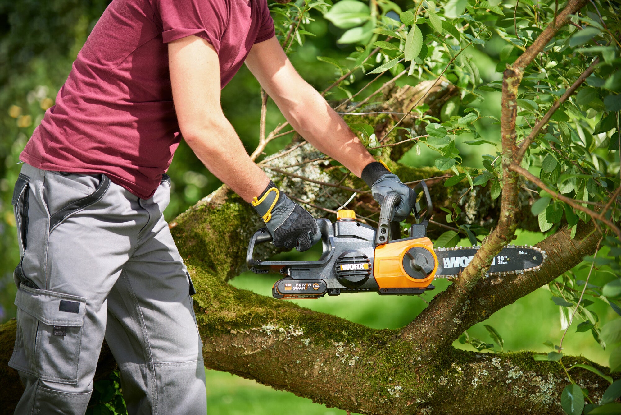 Pilarka łańcuchowa 20V WG322E.9 Worx / bez aku 1