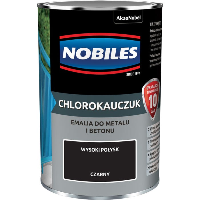 Chlorokauczuk Czarny 0,9L