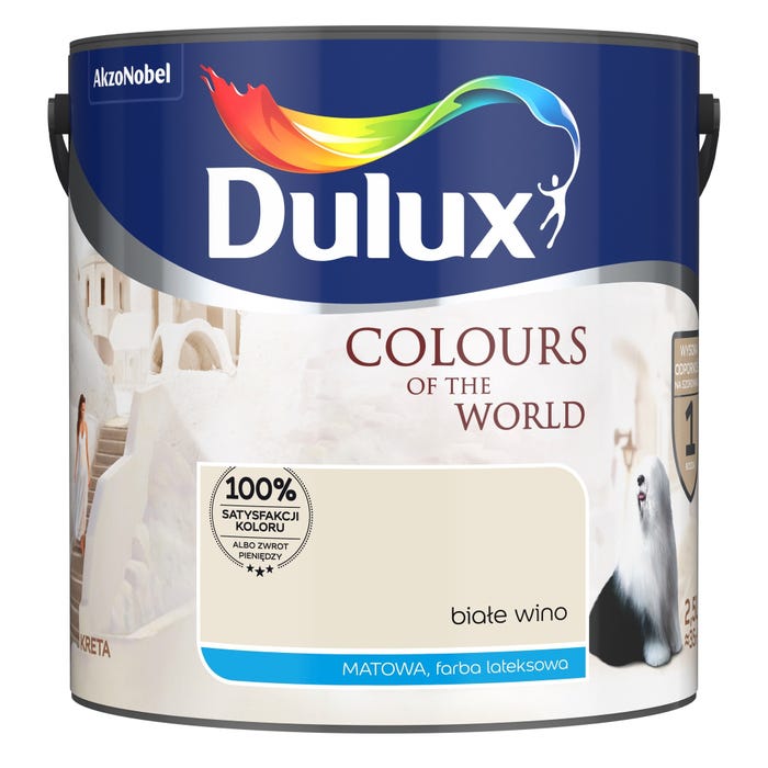 Farba Dulux Kolory Świata białe wino 2,5l