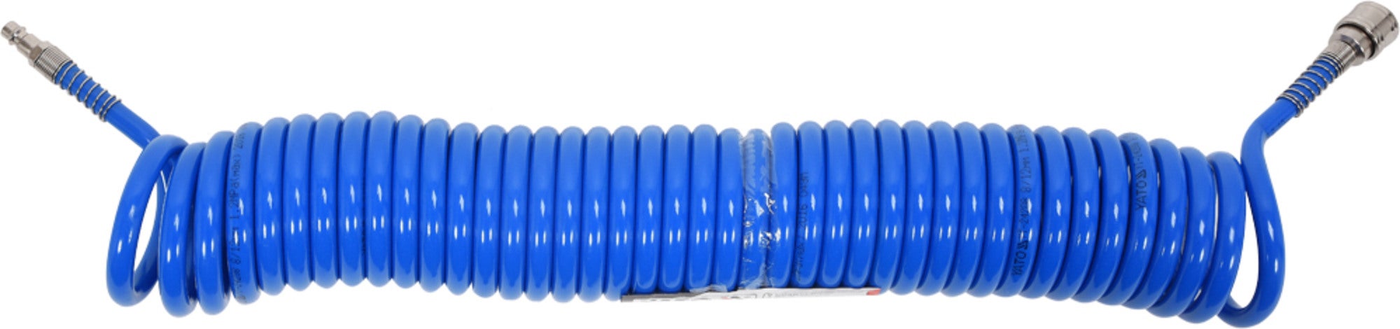 Wąż spiralny 8x12mm/10m z szybkozłączami