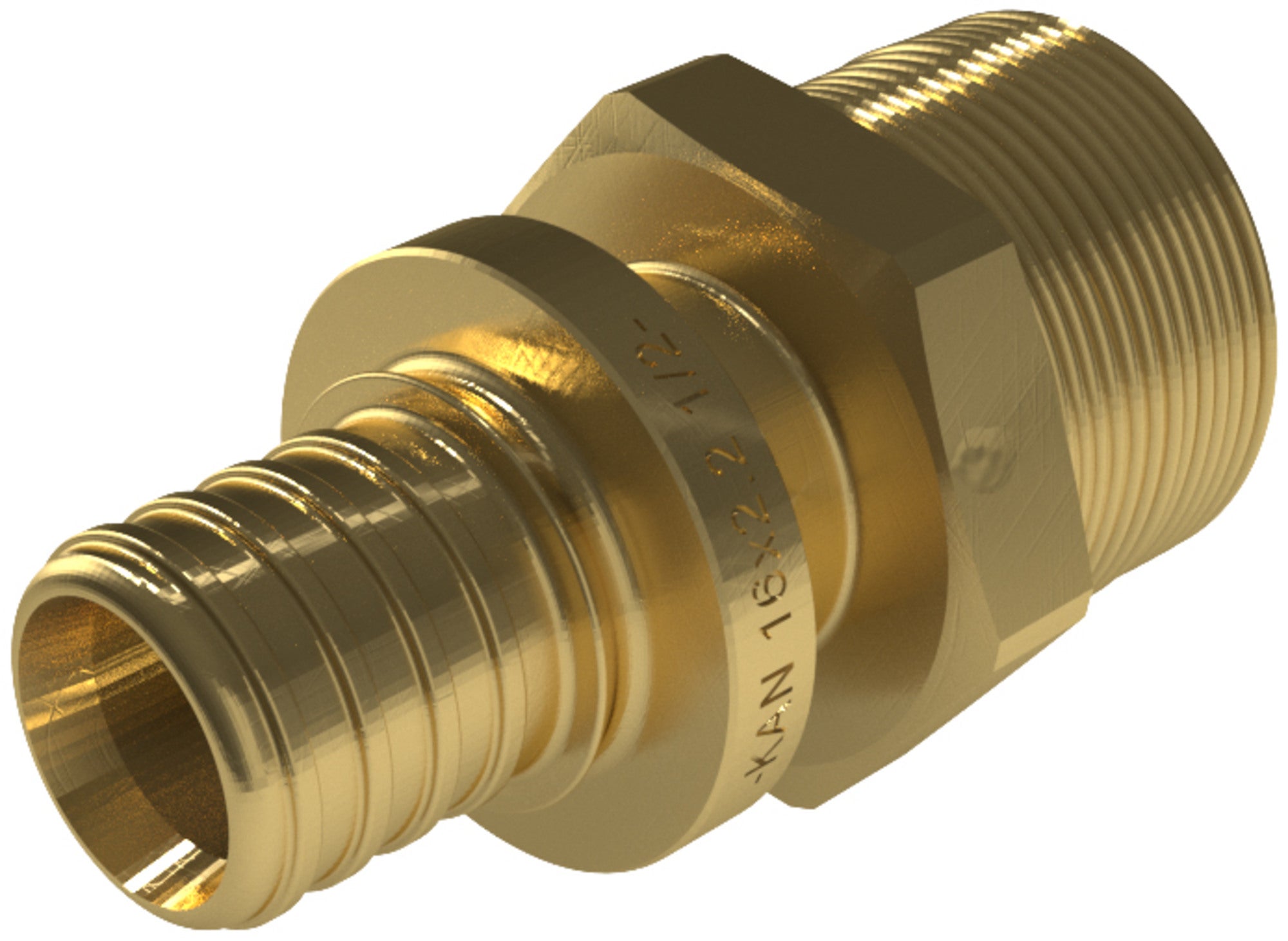 Złączka mosiężna Ultraline gwint zewnętrzny 14x1/2