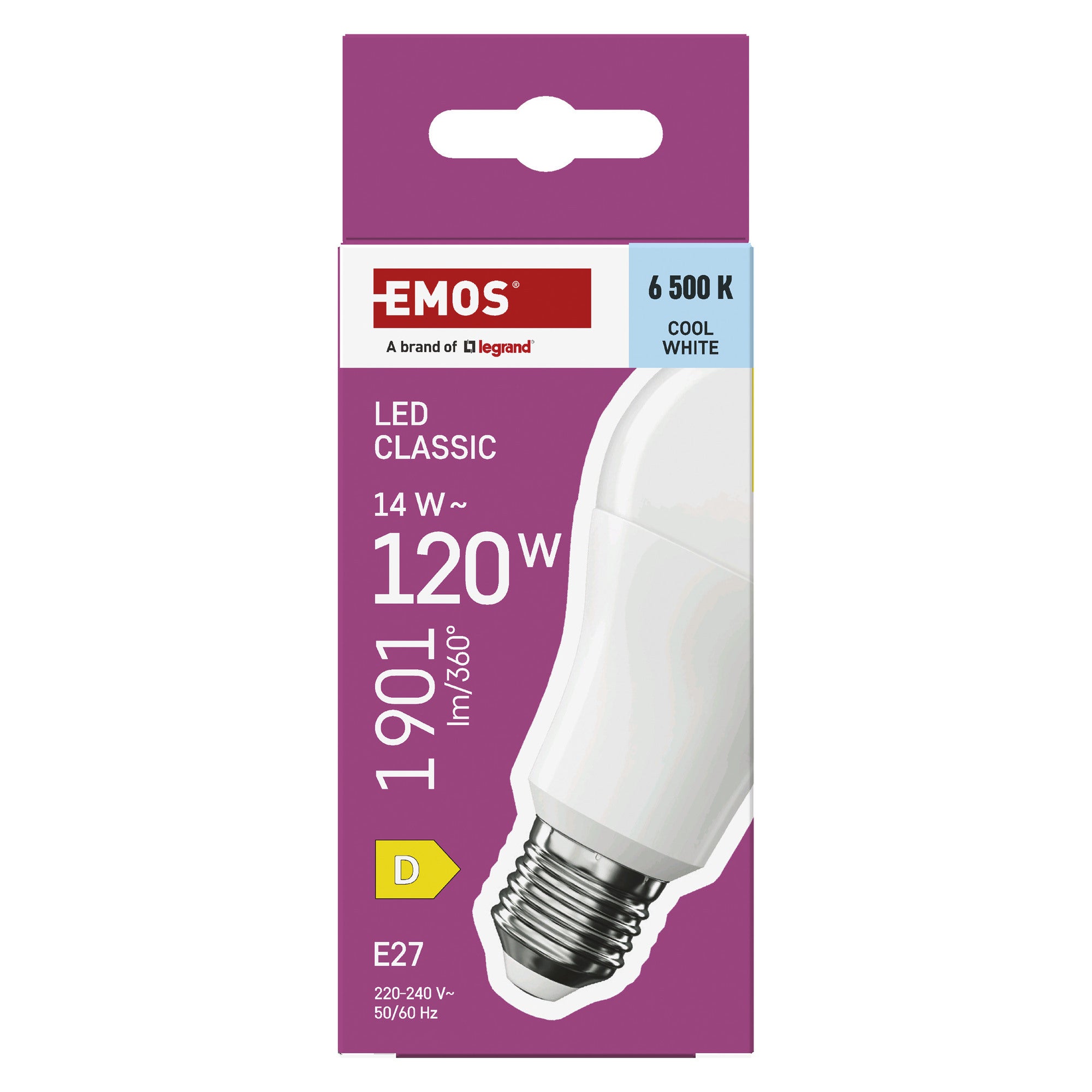 Żarówka LED E27 A65 14W 1901lm 6500K 1