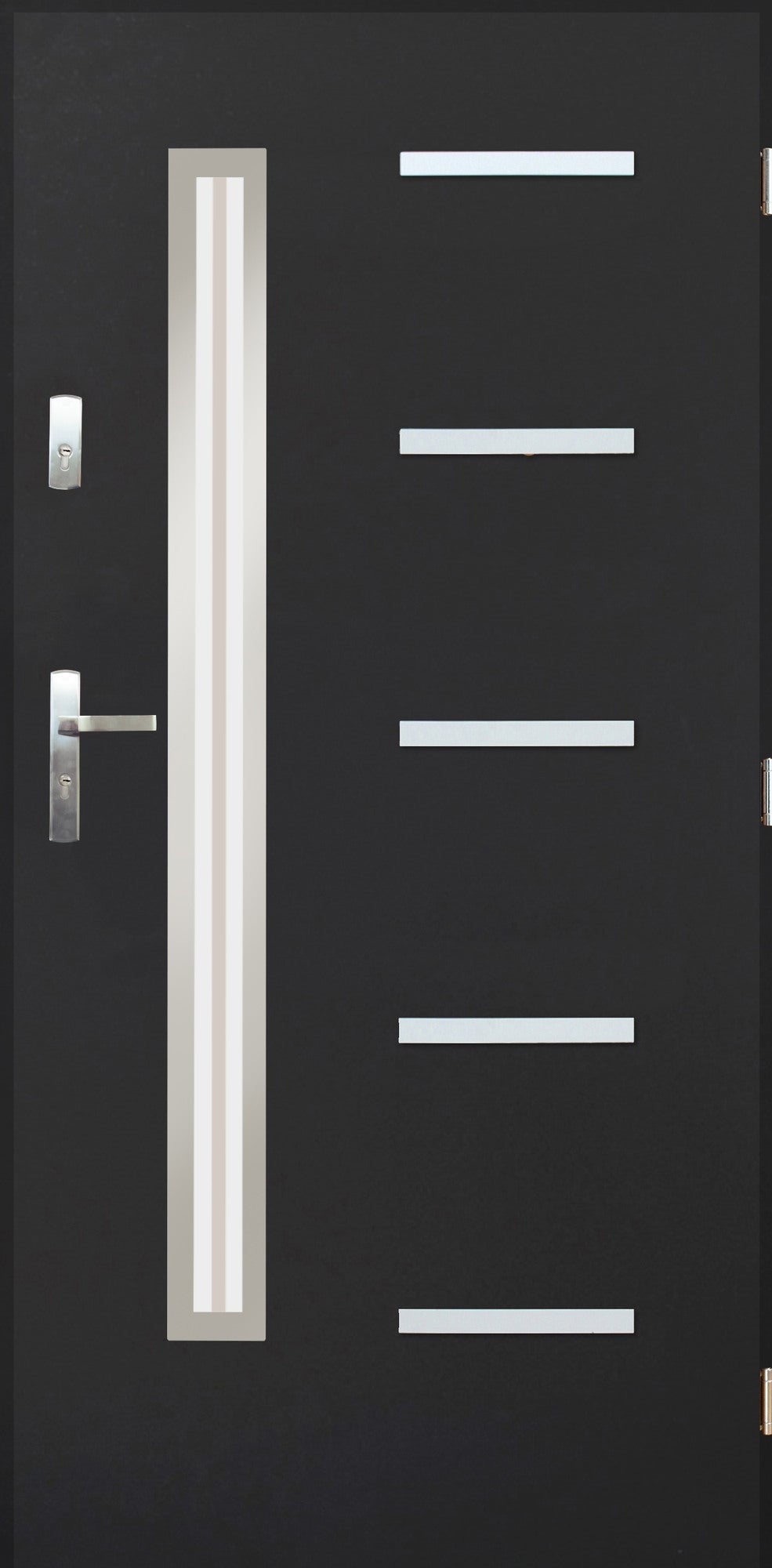 Drzwi zewnętrzne Nike Antracyt 90 prawe