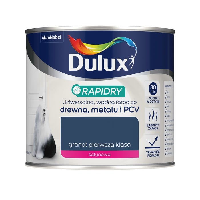 Emalia Dulux Rapidry granat pierwsza klasa 0,4l