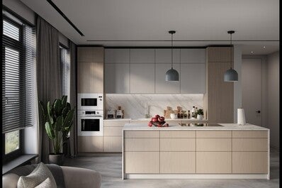 Oprawa sufitowa KATILU  1x E27, szara, średnica 25cm, materiał metal 2