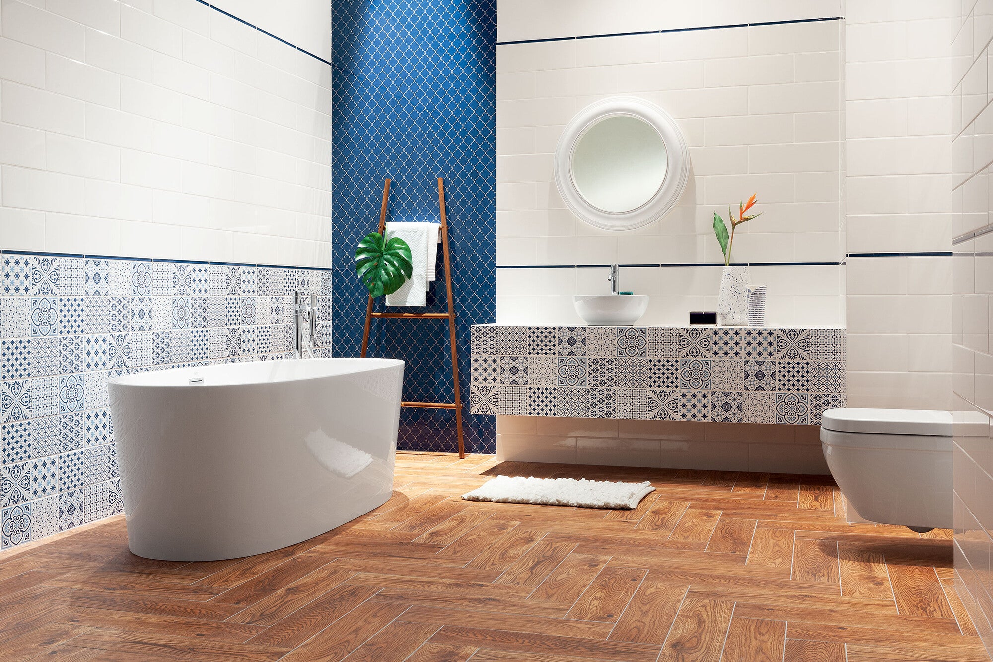 Mozaika ceramiczna Avignon cobalt 26,4x24,6 cm 1