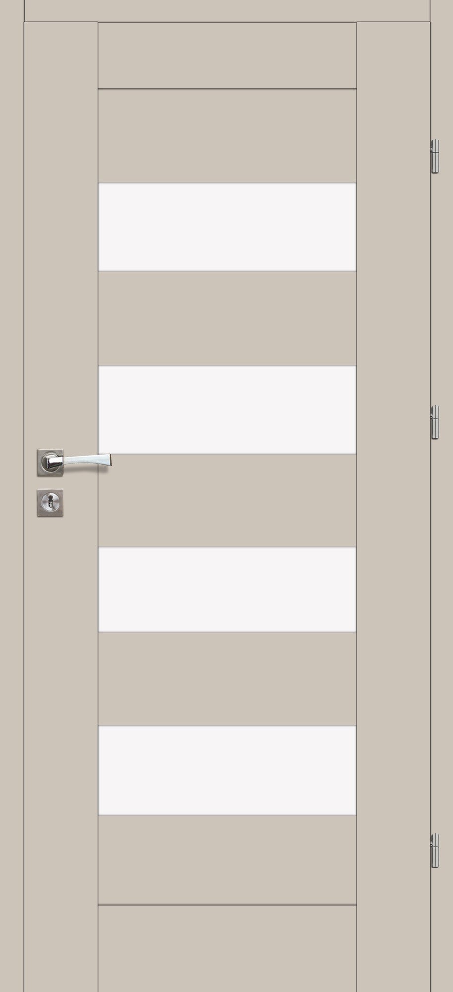 Skrzydło pokojowe Murano 10 80 cm prawe cashmere