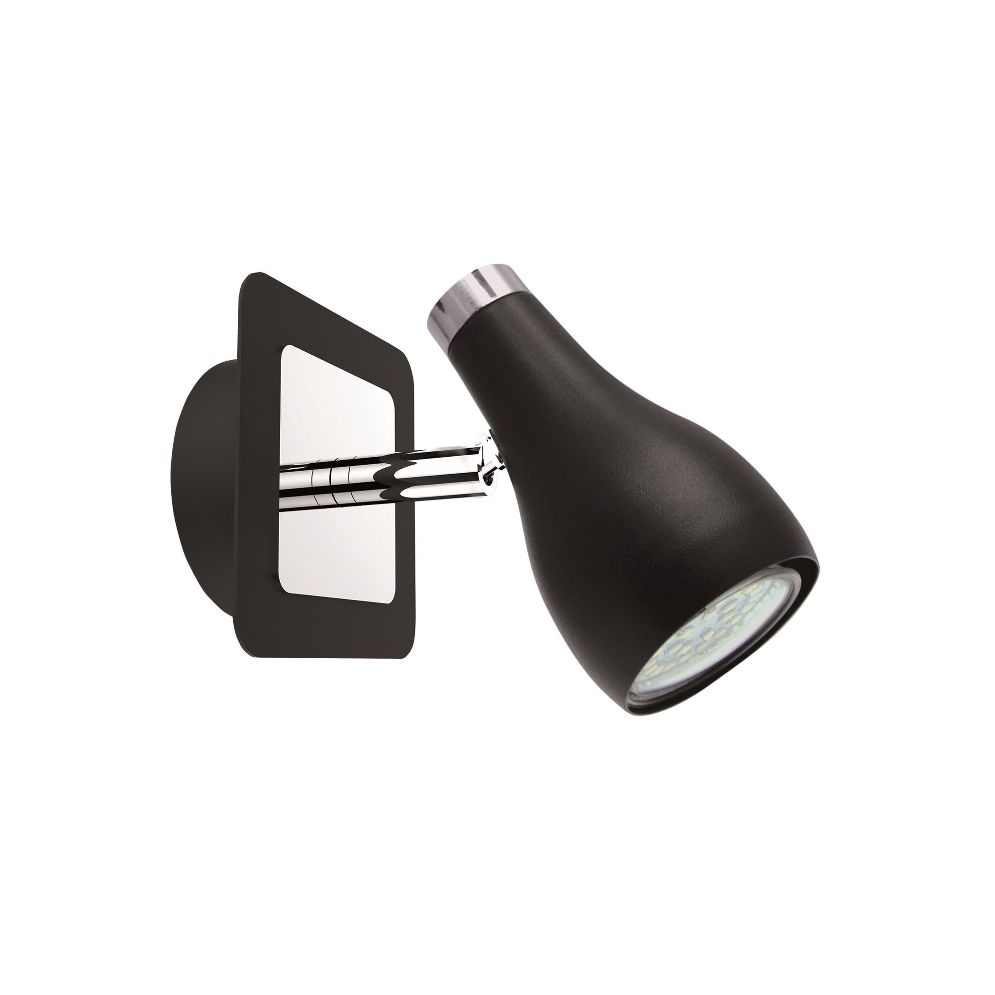 Lampa ścienno-sufitowa GU10 KINGA 1xGU10 35W kolor czarny