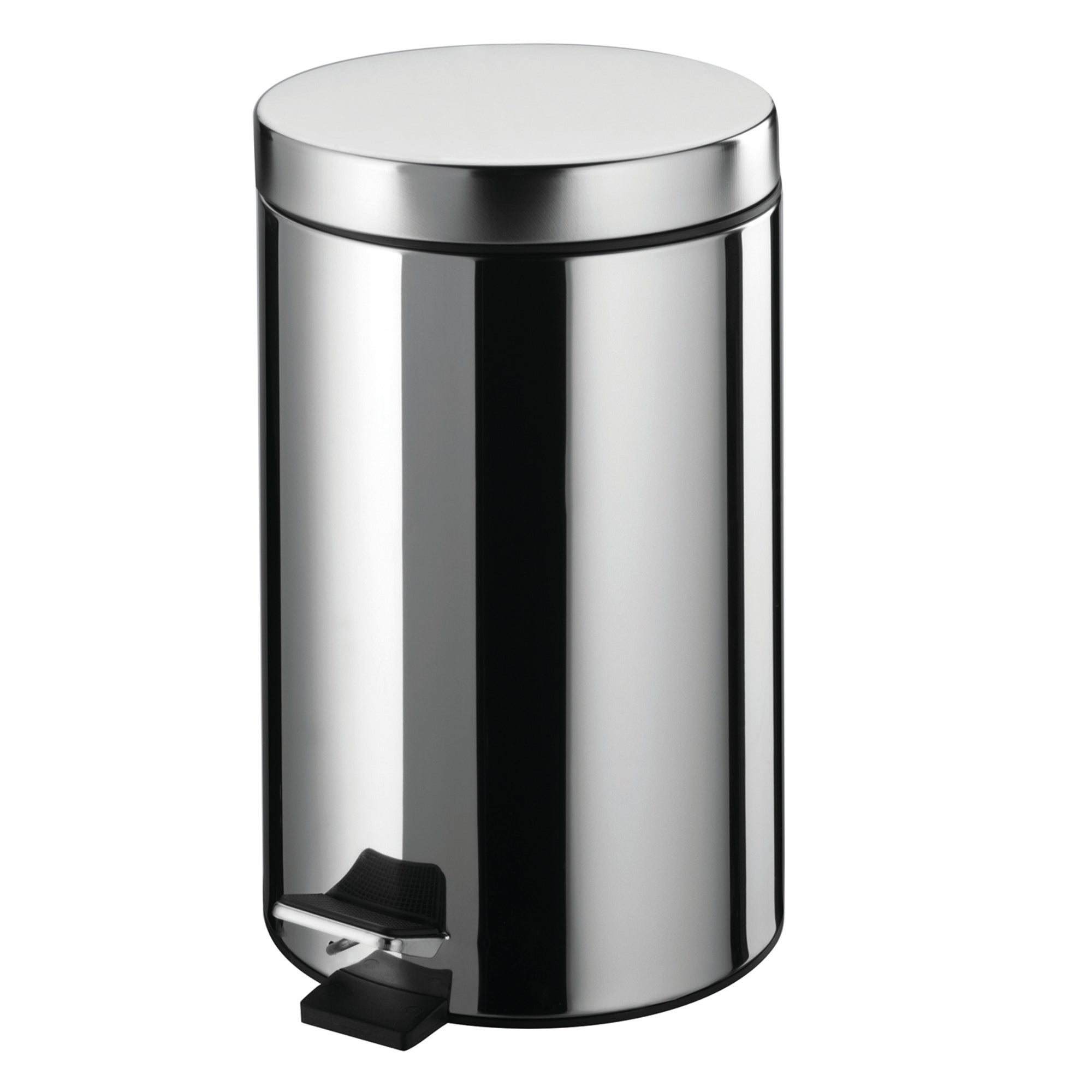 Kosz na śmieci Bisk Basic chrom 5l