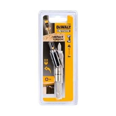 Kątowy adapter magnetyczny do końcówek 1/4" + końcówka udarowa PZ2 DeWalt 2