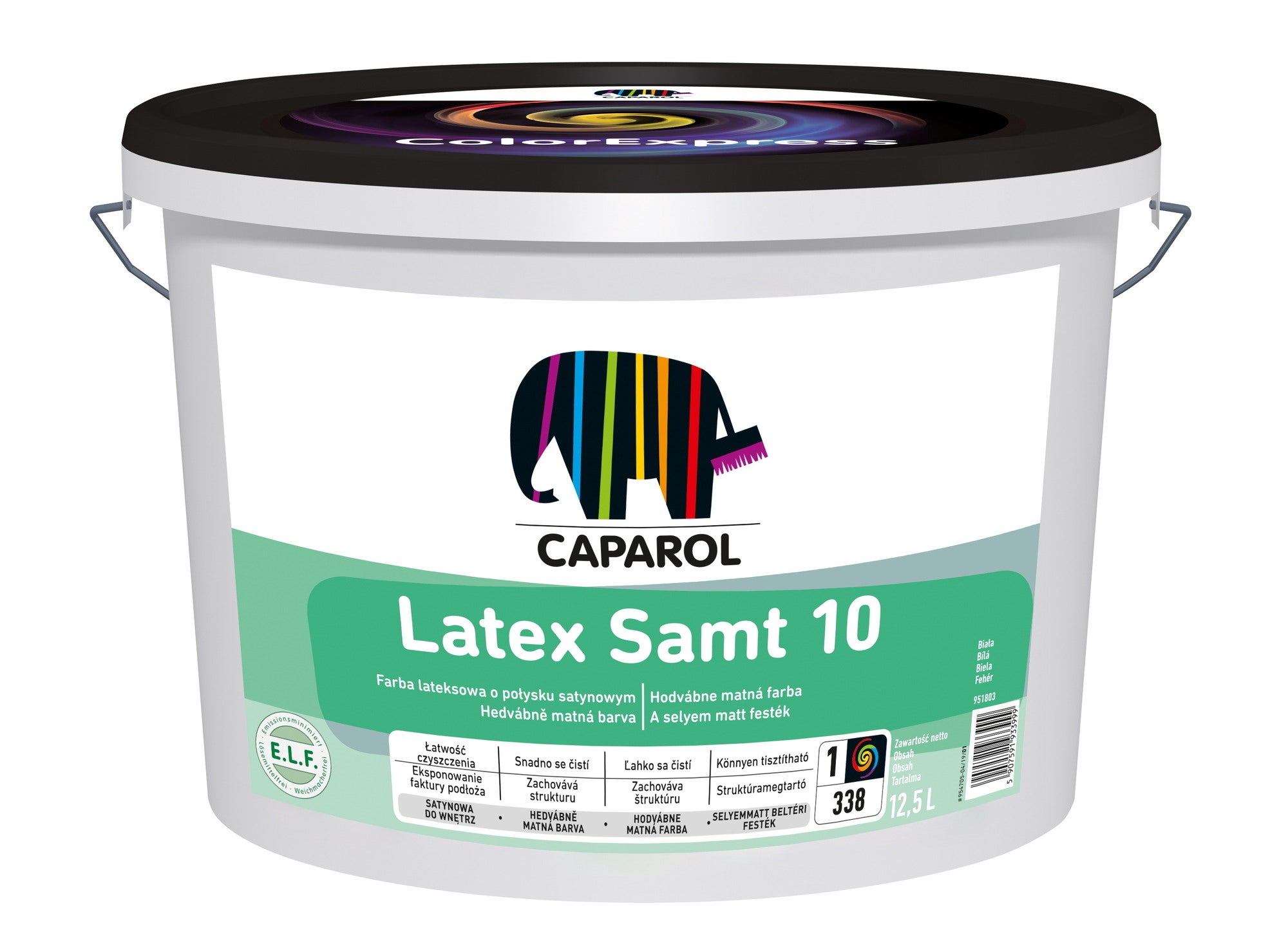 Farba lateksowa Caparol Samt 10 baza B1 12,5l 0