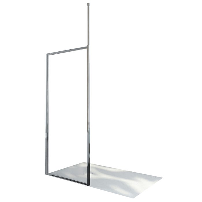 Kabina walk-in Sanplast Basic 110 x 190 cm chrom
