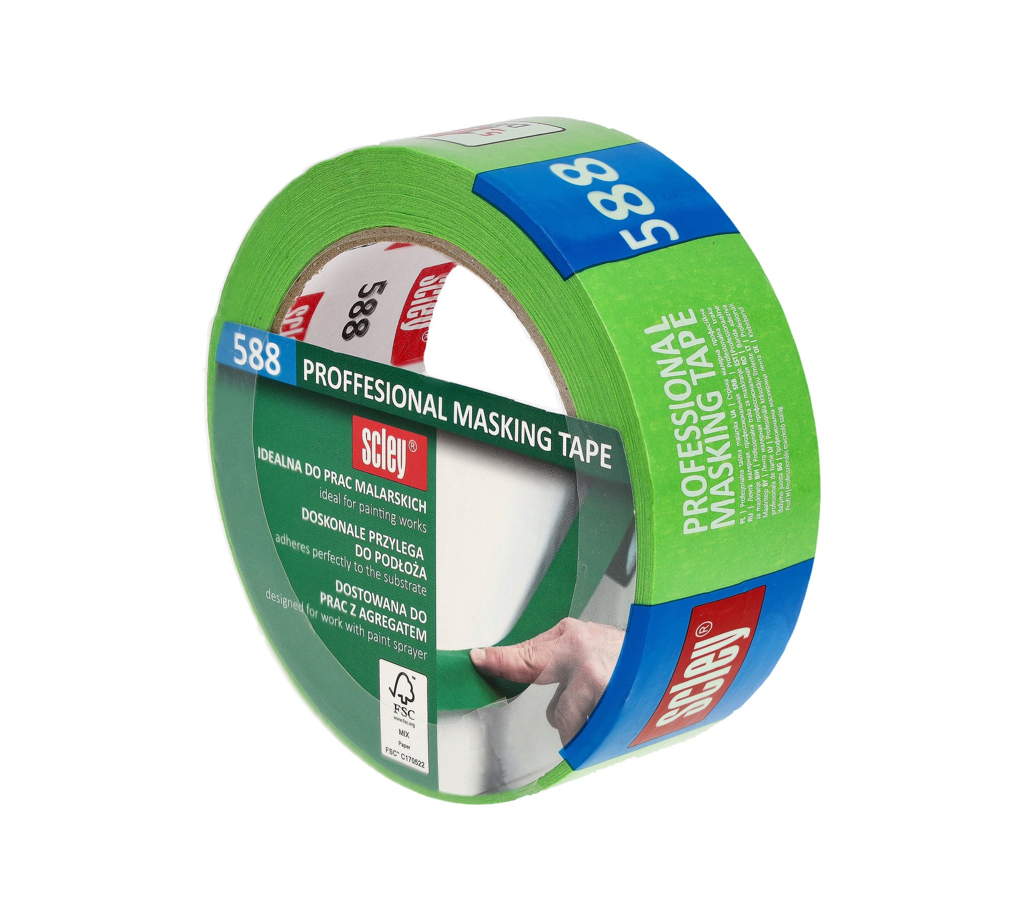 Taśma maskująca kauczukowa Scley 38mm  x 50m  1