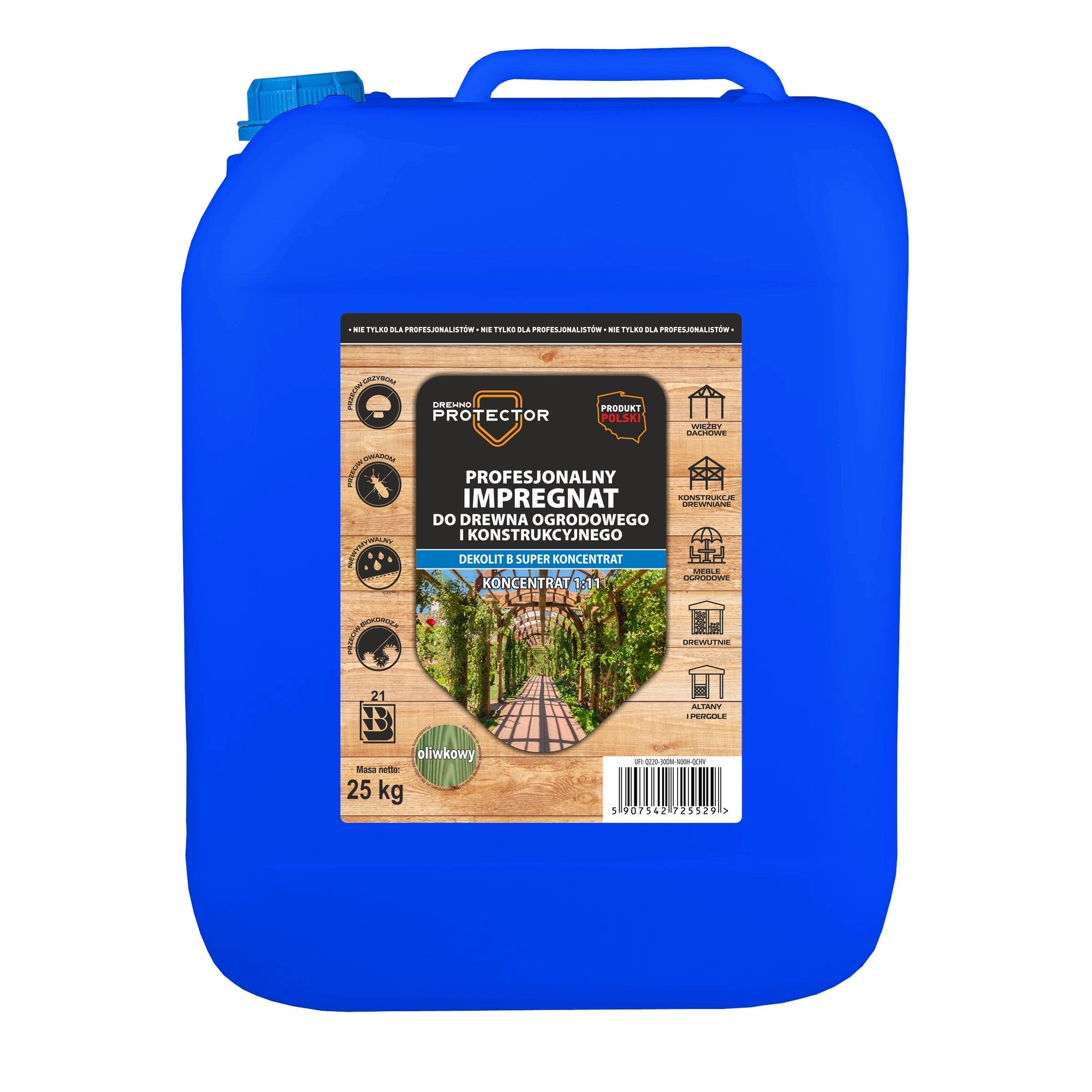 Impregnat do drewna Dekolit koncentrat 25kg