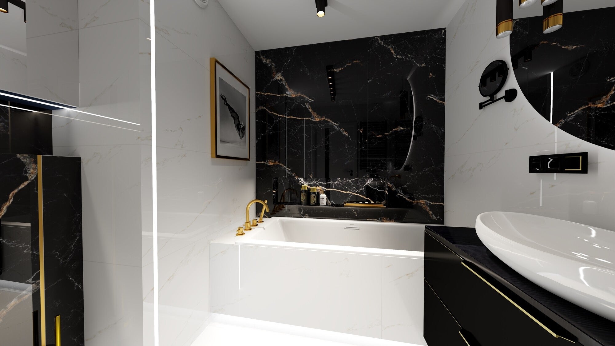 Gres polerowany Cosmic Black 60x120 cm 1.44 m2 4