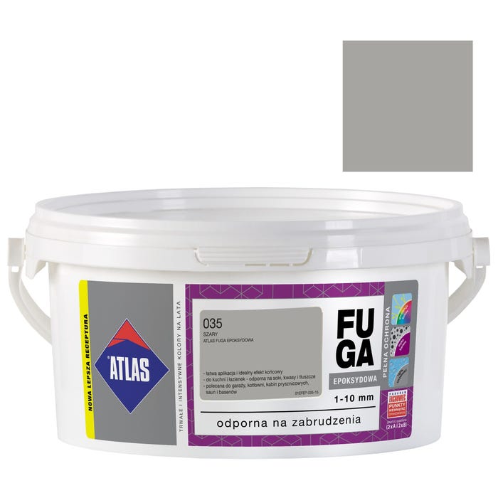 Fuga epoksydowa Atlas 035 szary 2 kg