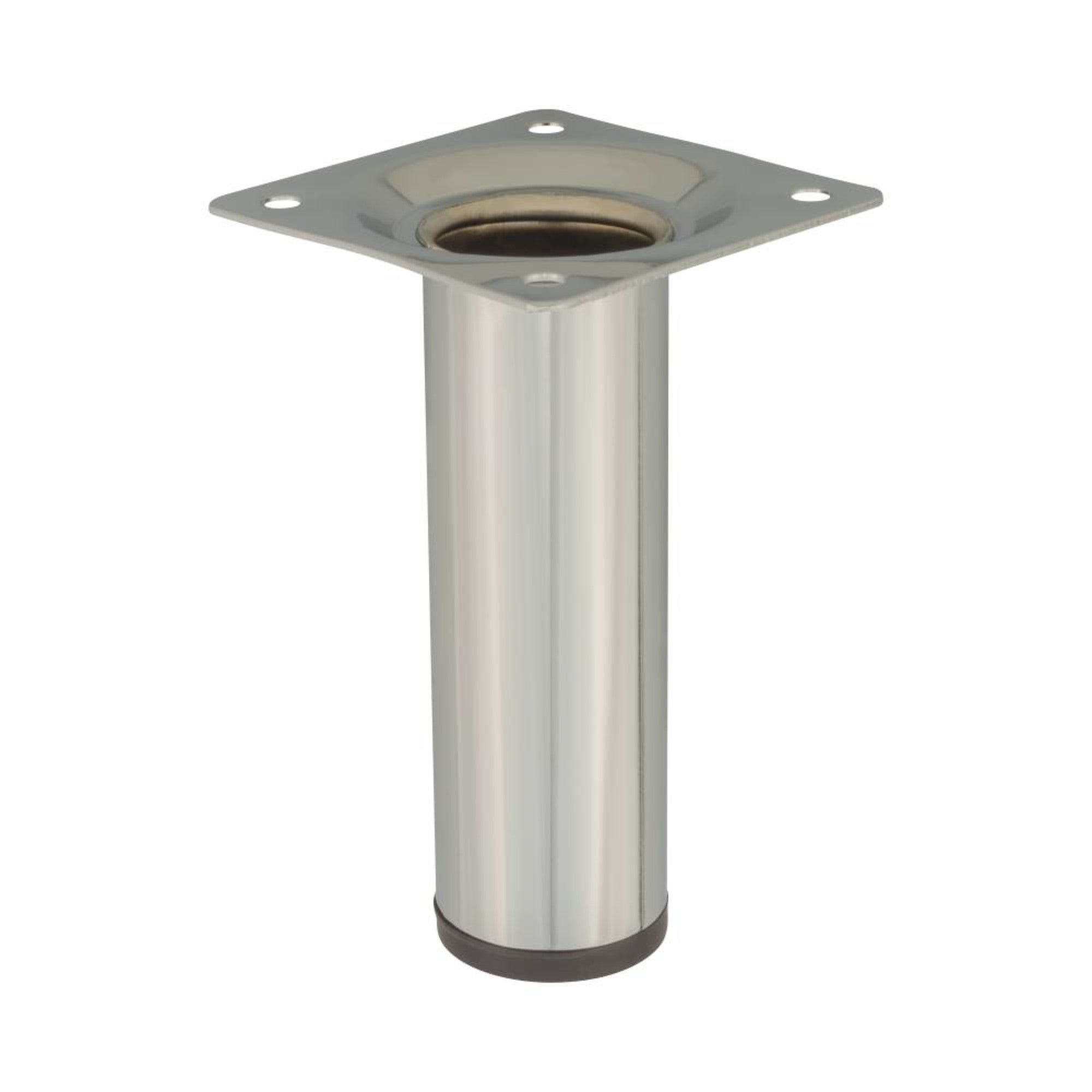 Noga meblowa okrągła 10 cm chrom 