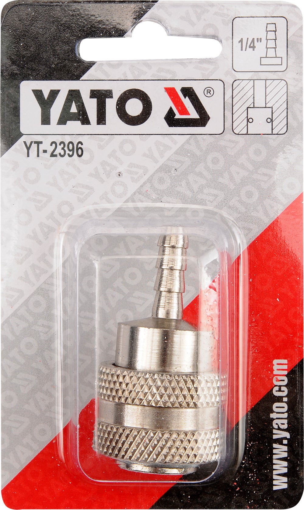 Szybkozłącze - gniazdo D, na wąż 1/4" 1