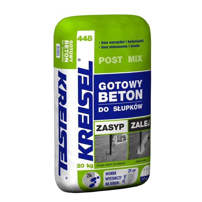 Gotowy beton do słupków Post Mix Kreisel 448 20 kg