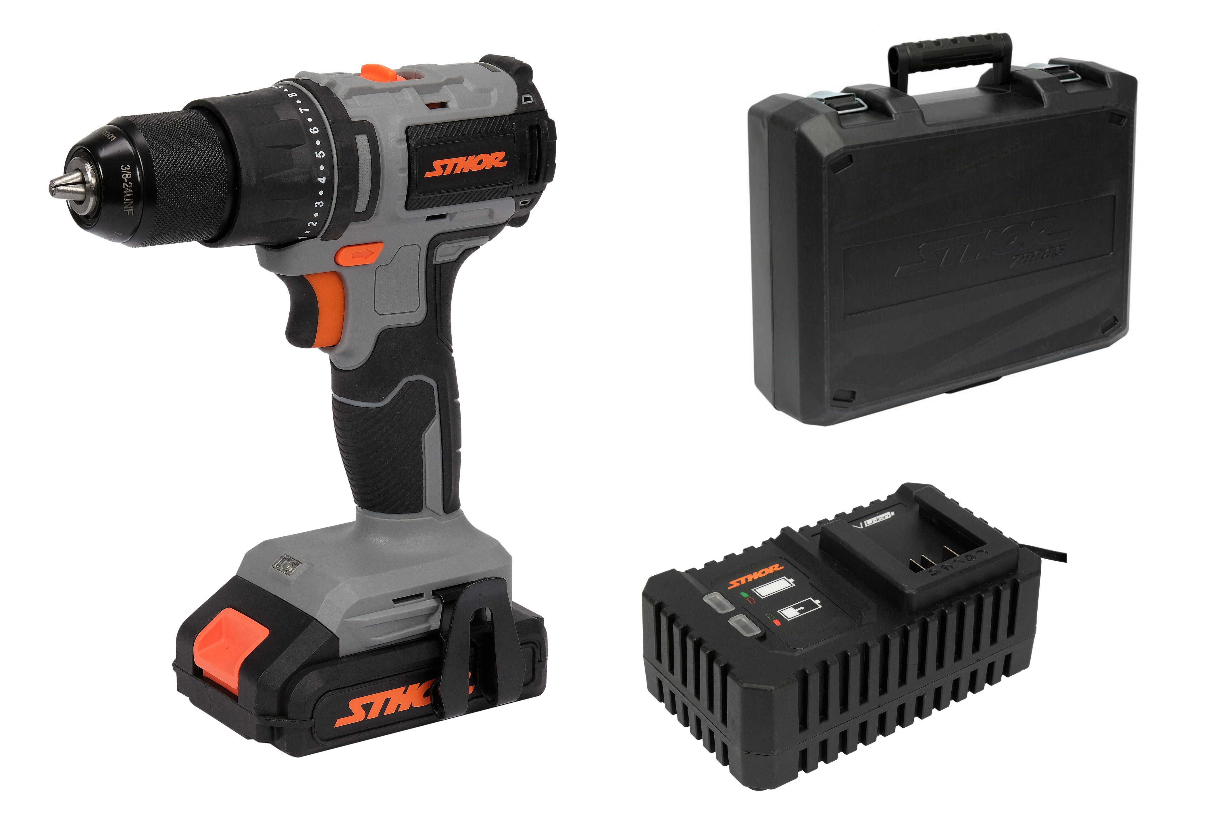 Wiertarko-wkrętarka 20V 78085 Sthor / 1 x 2,0Ah 3