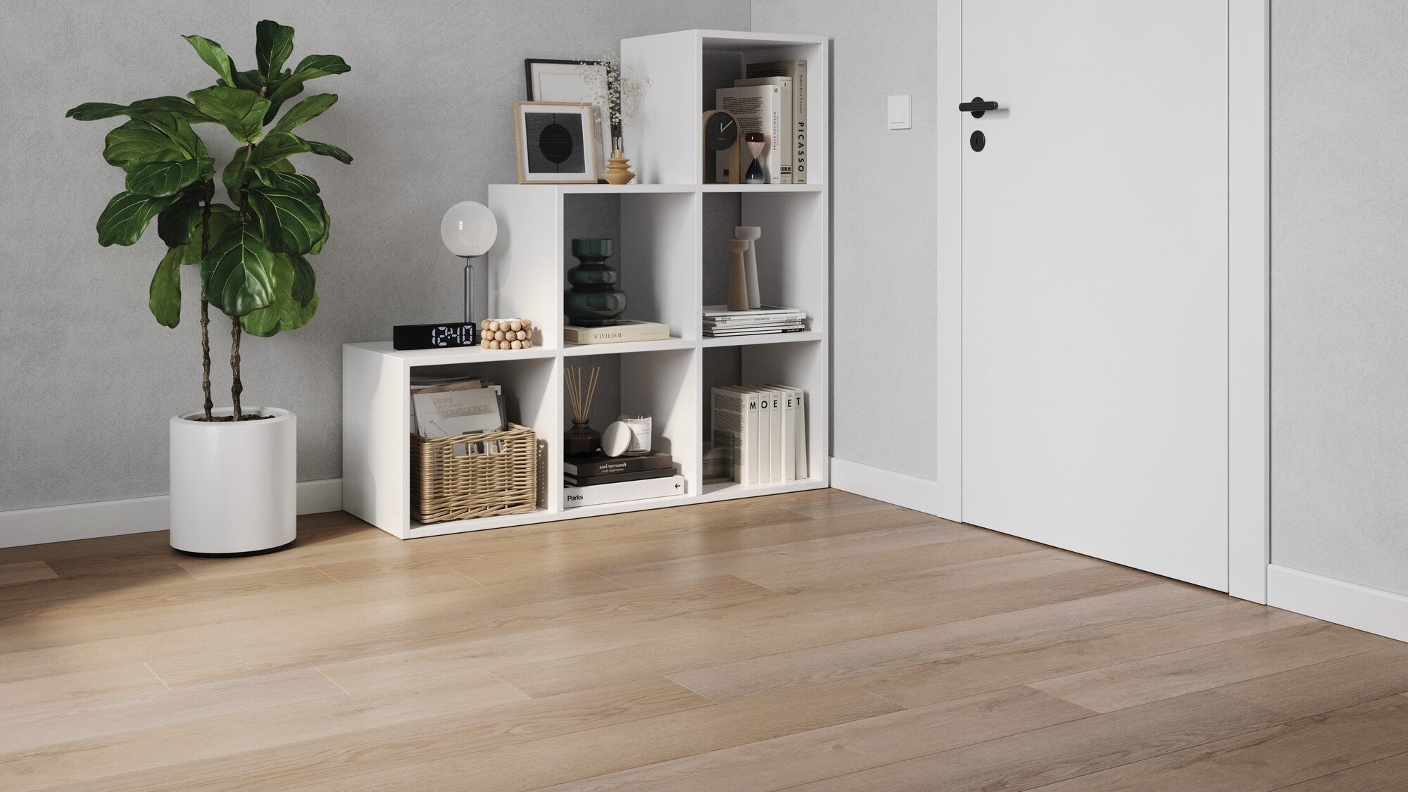 Panel winylowy SPC Lark Oak kl.32, 4+1 mm 4V op. 2,22 m2 wodoodporny z podkładem 1