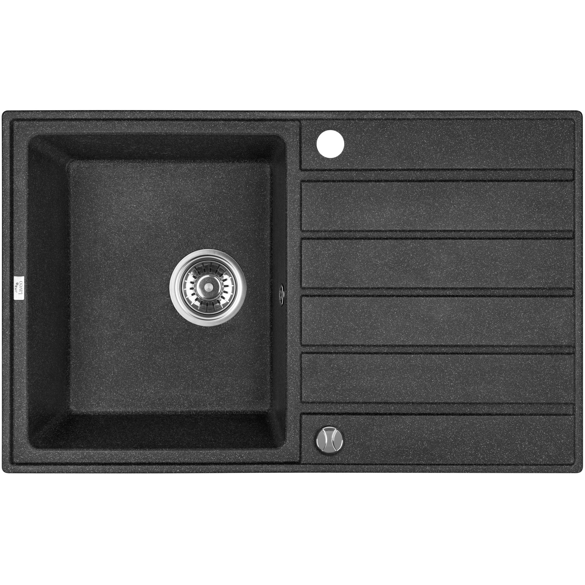 Zlewozmywak granitowy Laveo Margarita 49 x 79 cm 