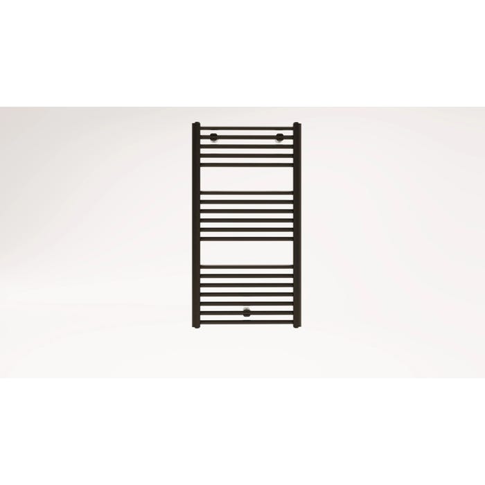 Grzejnik łazienkowy BASIC G 922x500mm 424W czarny mat