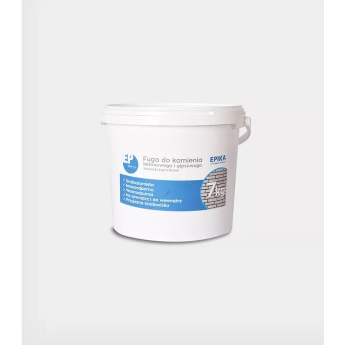 Fuga do kamienia betonowego i gipsowego Grafit 7 kg