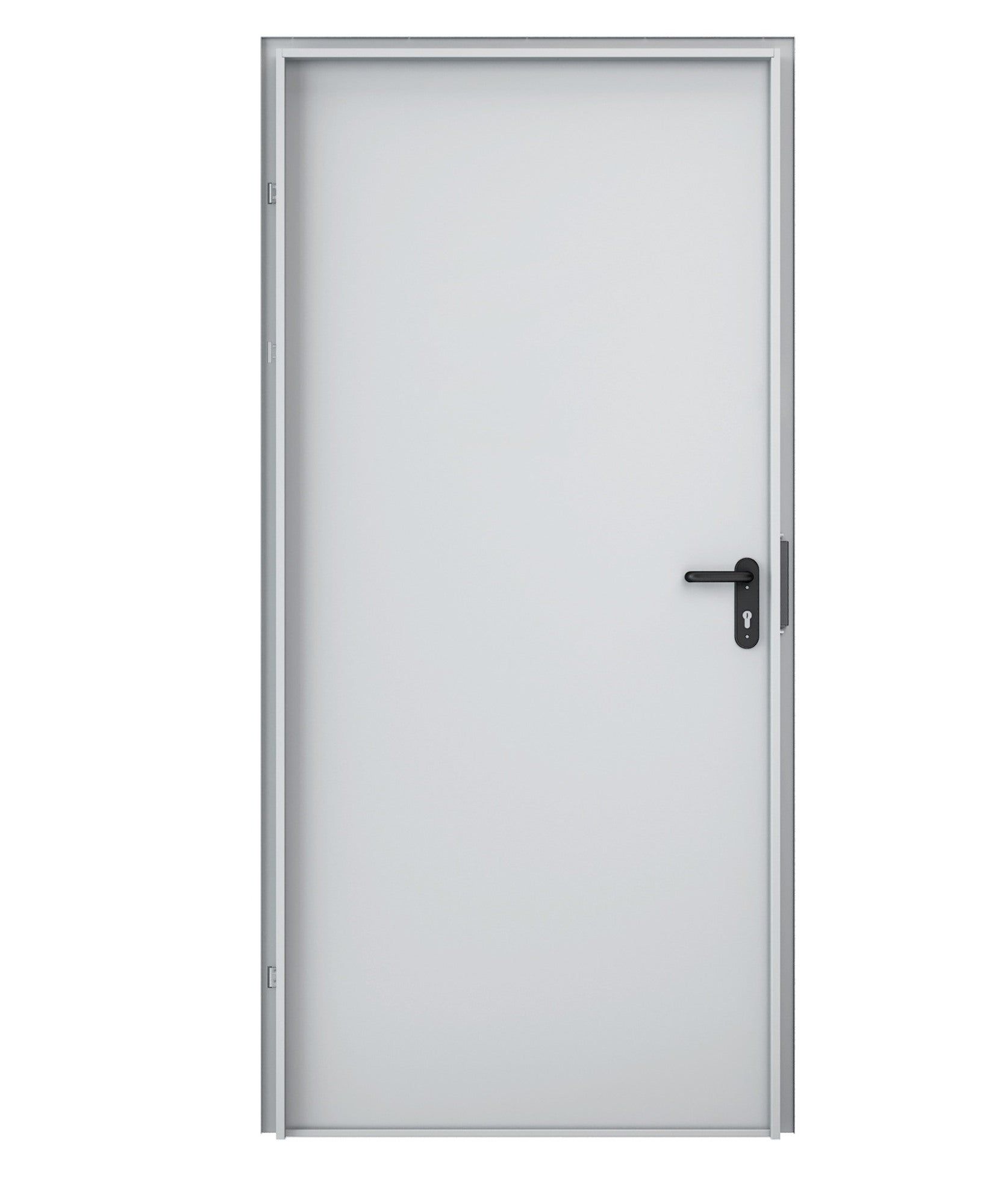 Drzwi zewnętrzne Technical 40 90 cm, prawe RAL7035 1