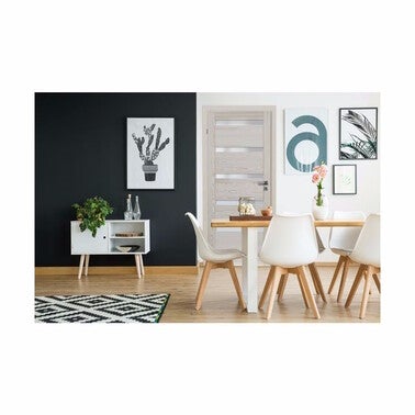 Skrzydło pokojowe Genewa 60 lewe sosna surowa 1