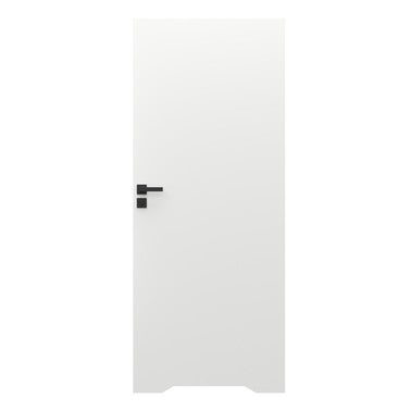 Фото - Міжкімнатні двері Porta Skrzydło łazienkowe Vector T bezprzylgowe 60 prawe, białe, wypełnione płyt 