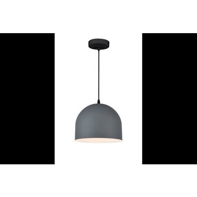 Oprawa sufitowa KATILU  1x E27, szara, średnica 25cm, materiał metal