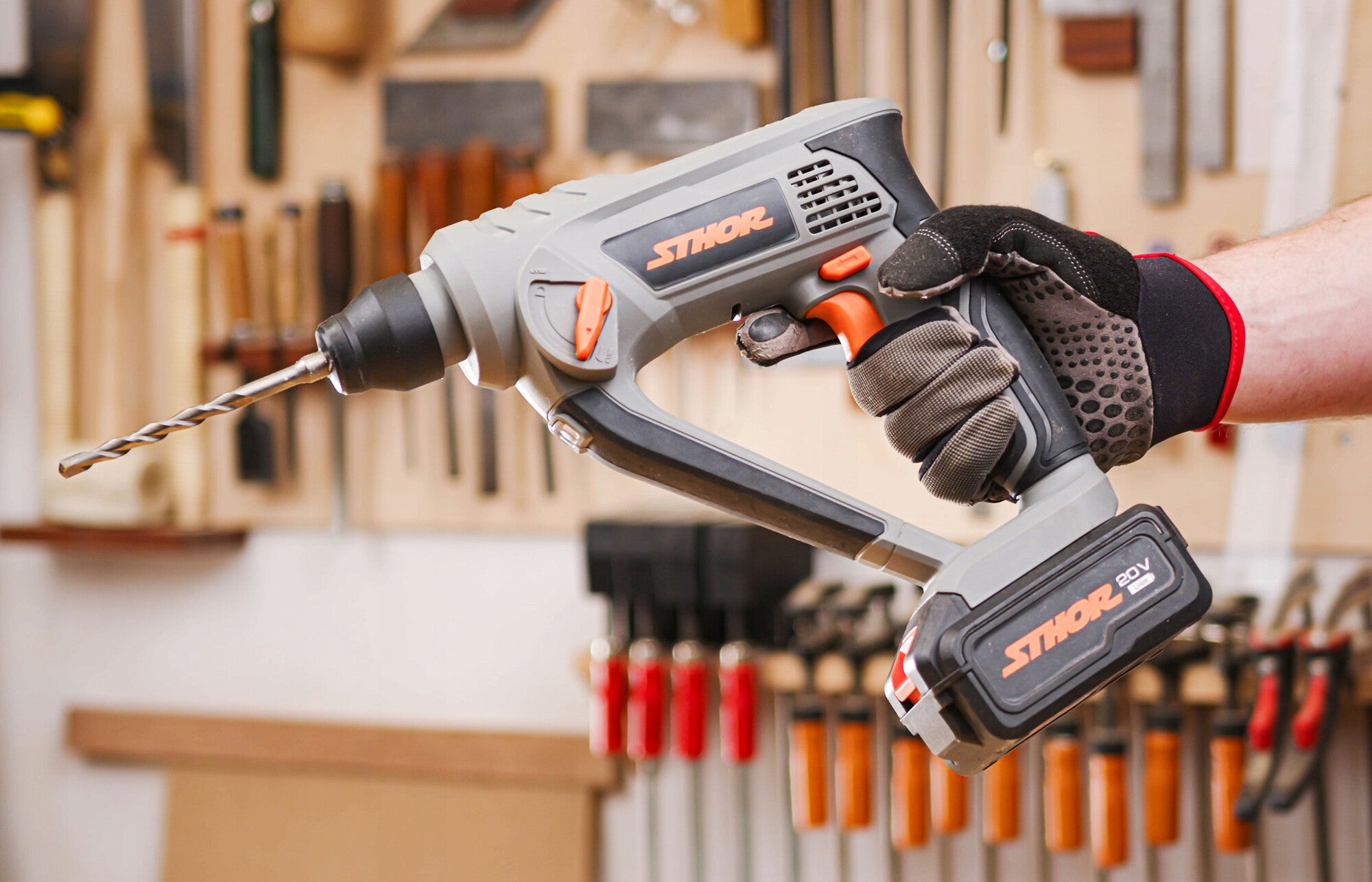 Młotowiertarka 20V 78108 Sthor / 1 x 2,0Ah 1