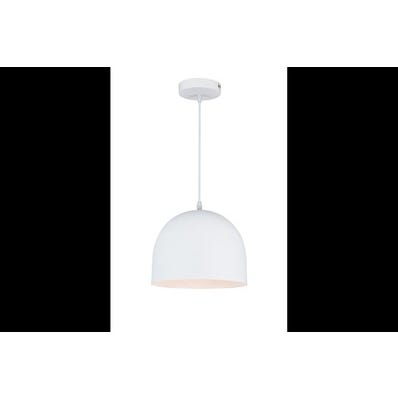 Oprawa sufitowa KATILU  1x E27, biała, średnica 25cm, materiał metal