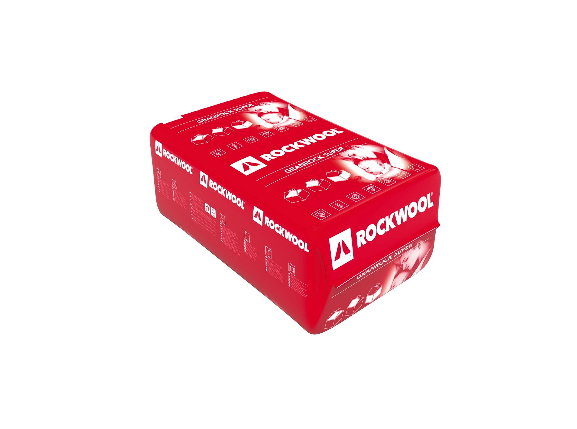 Granulat z wełny mineralnej skalnej Rockwool Granrock Super, 20 kg 0