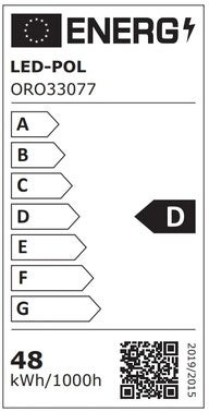 Oprawa zintegrowana LED SEVA 150CM 48W 7200LM 4000K IP65 1