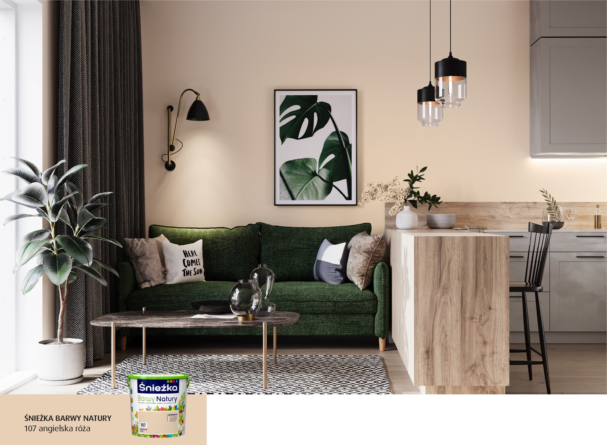 Farba Barwy Natury angielska róża 2,5l 1